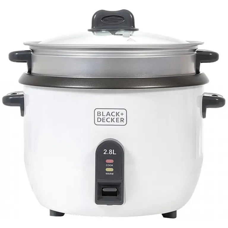Black+Decker Non-Stick Rice Cooker, 2.5 Liters – RC2850 Black+Decker Non-Stick Rice Cooker, 2.5 Liters – RC2850